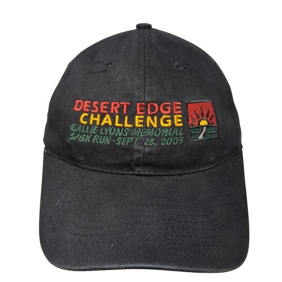 Desert Edge Challenge Strapback Baseball Cap Black One Size AMC Deluxe Headwear - Picture 1 of 10